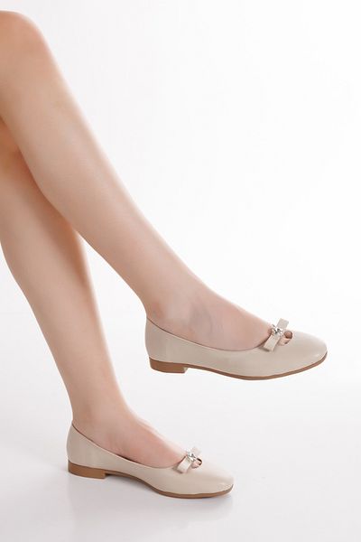 UYEGE Cezir Series Women's Daily Ballerina Round Toe Ballerina Orthopedic Memory Sole