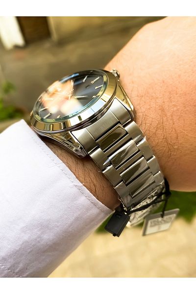Reward Men's Wrist Watch Waterproof Calendar Steel Band Bracelet Gift