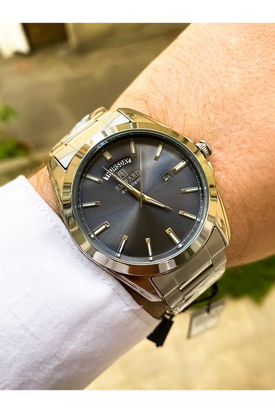 Reward Men's Wrist Watch Waterproof Calendar Steel Band Bracelet Gift