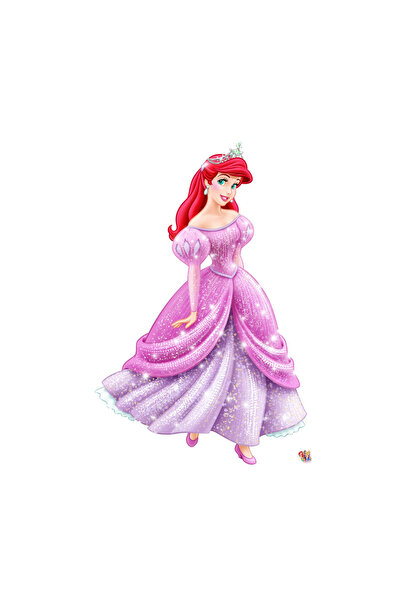 INOVATIX Set de 8 autocolante, Mica Sirenă Prințesa Ariel, INOVATIX®. 6 cm