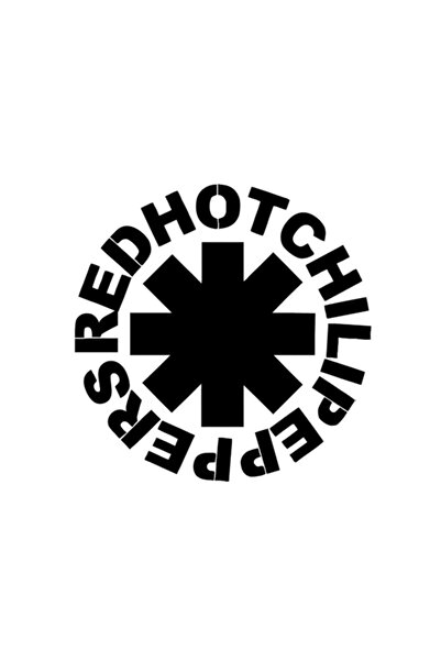 INOVATIX Set de 8 piese, autocolant Red Hot Chili Peppers, INOVATIX®. 6 cm