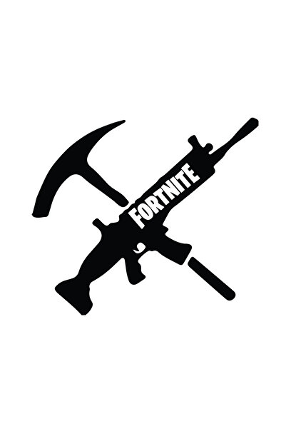 INOVATIX Set de 8 autocolante cu arme de luptă Fortnite, INOVATIX®. 6 cm