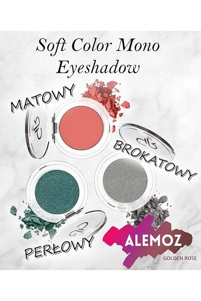Golden Rose Soft Color Pearl Mono Eyeshadow No:61
