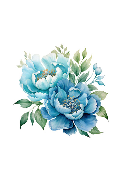 INOVATIX Set de 8 bucăți, autocolant Genesis Flower, INOVATIX®. 6 cm