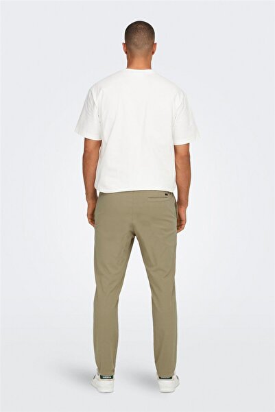 Only & Sons Onslinus Taper 0183 Pant Noos Men's Brown Trousers - 22029765