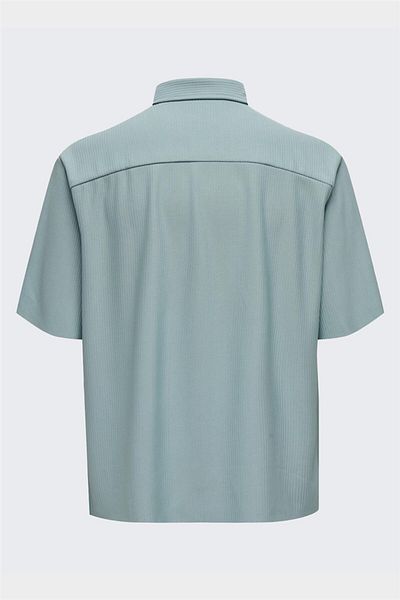 Only & Sons Мъжка риза ONSBOYY LIFE RLX RECY PLEATED SS SHIRT с турмалин KK - 22025032