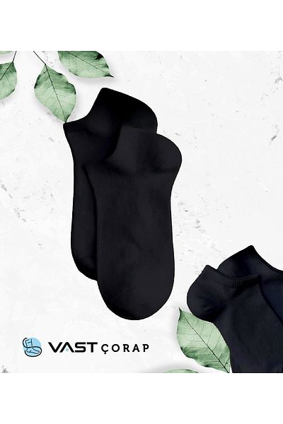 Vast جوارب بوت سوداء 20 زوجًا عبوة اقتصادية