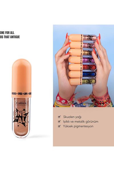 Callista One for All 05 That Antique Eyes & Lips & Cheeks Liquid Eyeshadow