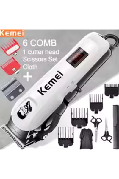 Kemei Mini Powerful Cordless Hair Clipper Professional Electric Shaver