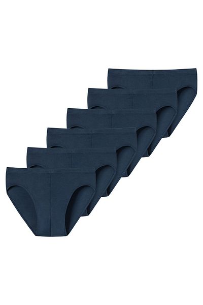 uncover by Schiesser Herren Slip, 6er Pack - UNCOVER Cotton, Supermini, Single Jersey