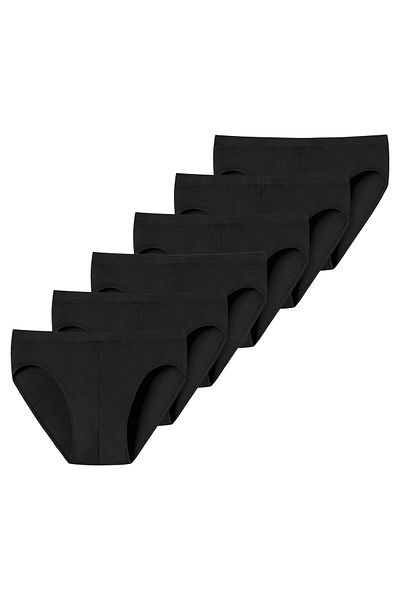 uncover by Schiesser Herren Slip, 6er Pack - UNCOVER Cotton, Supermini, Single Jersey