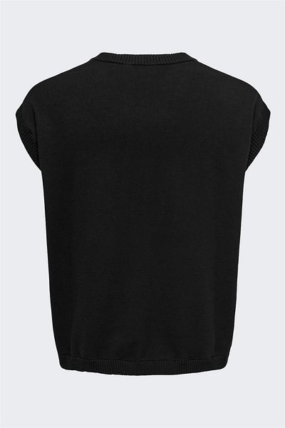 Only & Sons Onslusim Life Rlx 12 V-Neck Vest Knit Men's Black Vest - 22030784