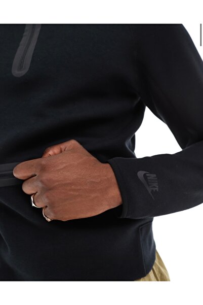 Nike Men's Sportswear Tech Fleece Half-Zip Siyah Erkek Sweatshirt