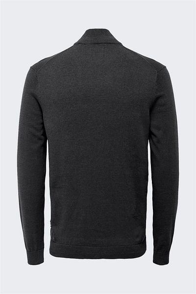 Only & Sons Onsalex Reg 12 Half Zip Knit Men's Gray Sweater - 22022523