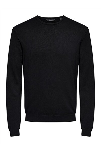 Only & Sons Onswyler Life Reg 14 Ls Crew Knit Noos 22020088 Schwarz