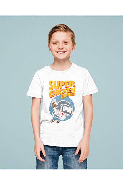 SEVBANO Design Pubg Printed Unisex Gaming Kids T-Shirt (1-12 Years)