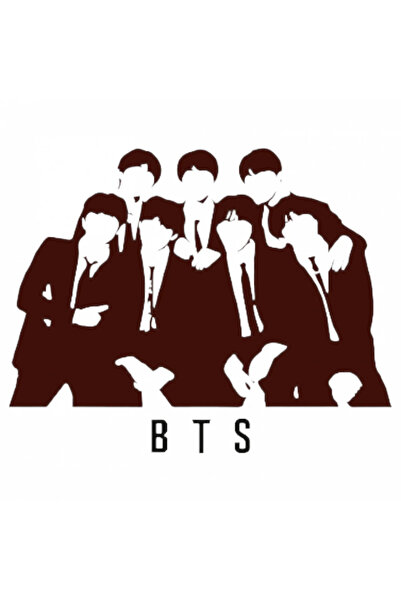 INOVATIX Set de 8 piese, autocolant foto grup BTS, INOVATIX®. 6 cm