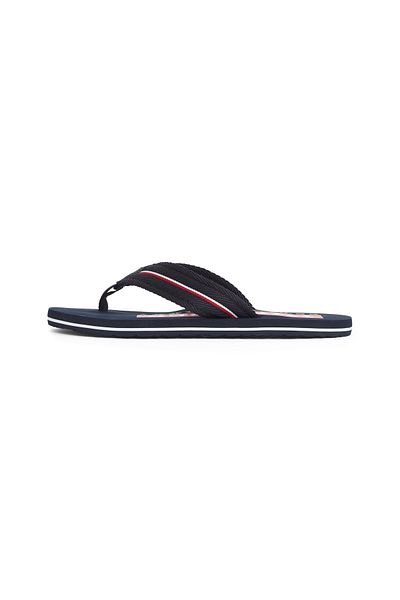 Tommy Hilfiger Men Desert Sky Signature Tape Webbing Flip Flops