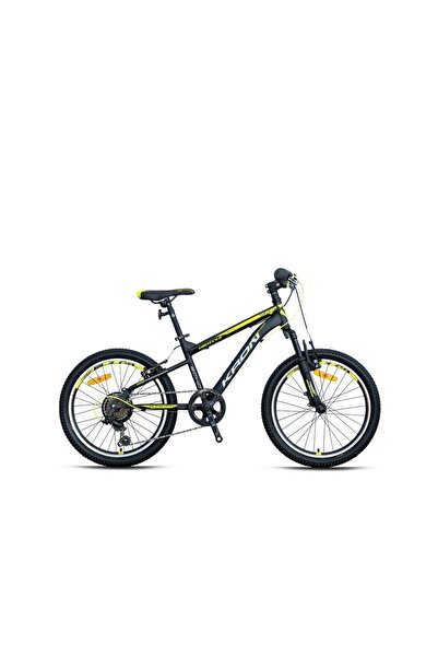 Kron VORTEX 4.0 - 20 MTB - 11' - 7 Vites - V.B. - Mat Siyah-Gri/Neon Sarı
