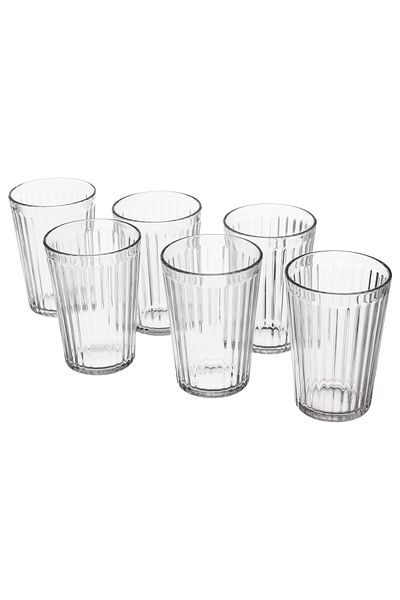 IKEA Quality Glass Set 310 ml Height: 11 cm Glass 6 Pieces