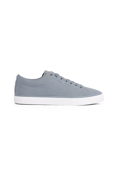 Tommy Hilfiger Tommy Hilfiger Men Overcast Grey Th Hi Vulc Low Core Sneakers