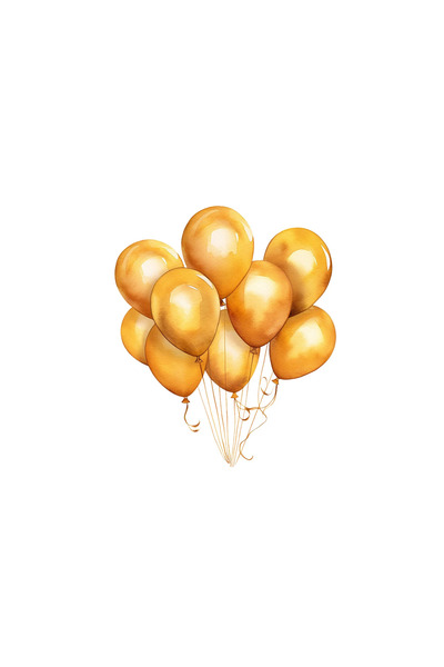 INOVATIX Σετ 8 τεμαχίων, Αυτοκόλλητο με Αερόστατα, INOVATIX®. 6 εκ.