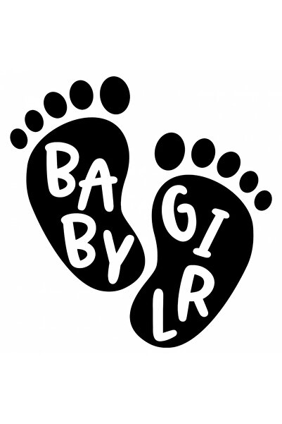 INOVATIX Set de 8 bucăți, autocolant talpă fetiță, INOVATIX®. 6 cm