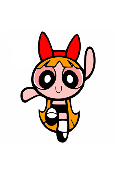 INOVATIX Set de 8 piese, autocolant Fetițele Powerpuff Blossom dansând, INOVA...