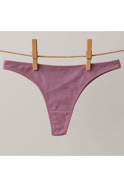 enmodaiçgiyim Dusty Rose Cotton Women's Thong Panties