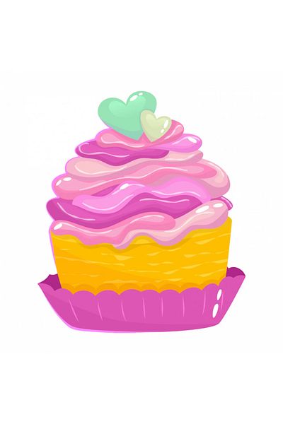 INOVATIX Set of 8, Valentine's Day cake sticker, INOVATIX®. 6 cm