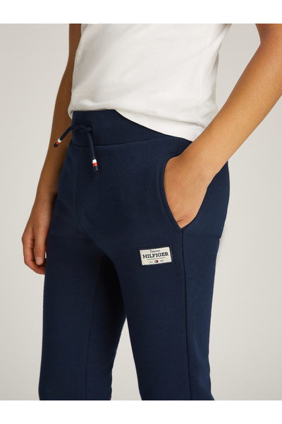 Tommy Hilfiger Boys Dark Night Navy Monotype 1985 Collection Patch Jogger