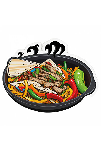 INOVATIX Set de 8 autocolante pentru tigaie fajitas, INOVATIX®. 6 cm