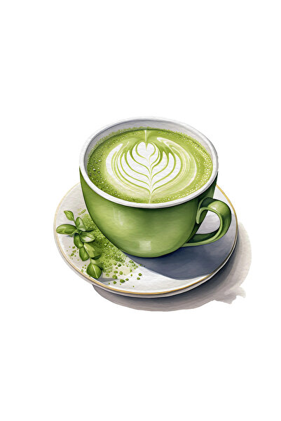 INOVATIX Σετ 8 τεμαχίων, αυτοκόλλητο για φλιτζάνι πράσινου καφέ, INOVATIX®. 6...