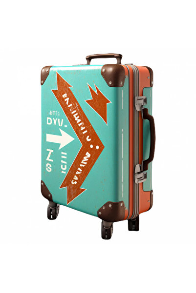 INOVATIX Set de 8 piese, autocolant Valiză verticală cu roți, INOVATIX®. 6 cm