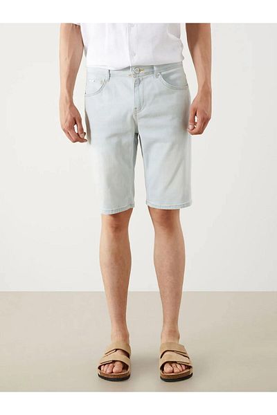 LC Waikiki Lcw jeans indigo super skinny fit men's jean shorts