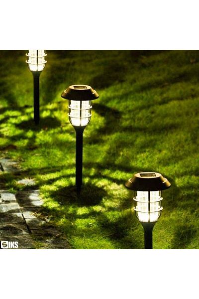 SIKS Set of 6 SIKS Solar Lights Outdoor Decorative for Garden with Solar Charging Lantern Type