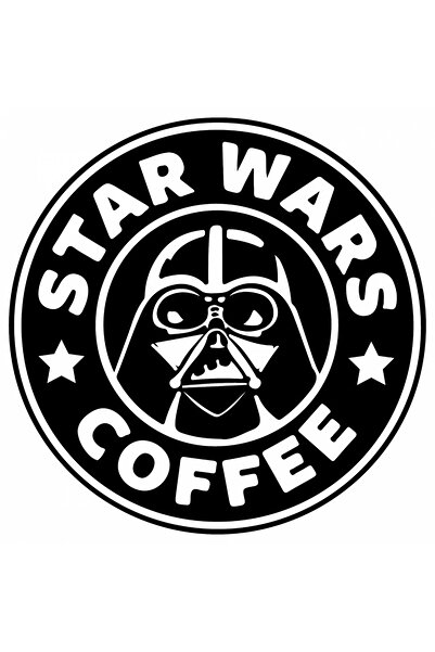 INOVATIX Set de 8 piese, autocolant Starbucks Star Wars pentru cafea, INOVATIX®. 6 cm