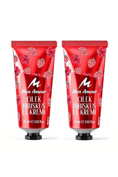 monamour Mon Amour Strawberry & Hibiscus Hand Cream 2 Pieces