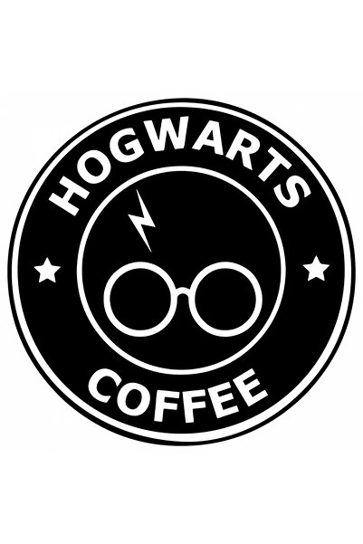 INOVATIX Set de 8 piese, autocolant Starbucks Hogwarts Coffee Harry Potter, INOVATIX®. 6 cm