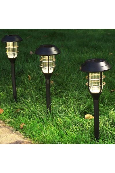 SIKS Set of 6 SIKS Solar Lights Outdoor Decorative for Garden with Solar Charging Lantern Type