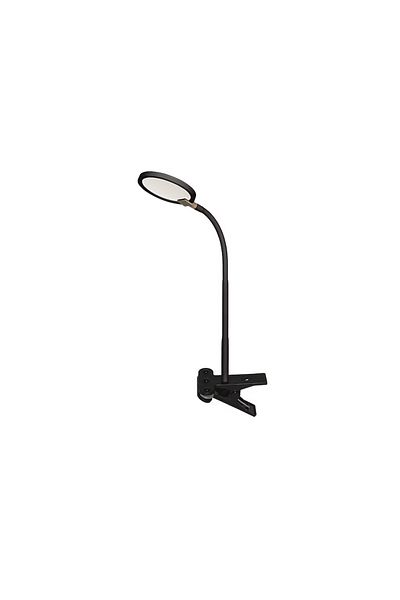 Osram Osram PANAN Alu Clip LED desk lamp black, 6W 300lm, warm light, furniture mounting mechanism
