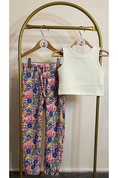 Bambi Kids Elastic Pants Blouse Set