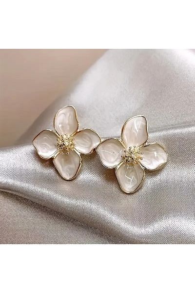 AKSESUARIM White Clover Earrings