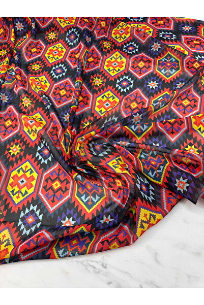 ipekkumaş Ikat Pattern Chiffon Rochie Fusta Cămașă Şal PRODUSUL NOU ESTE Vândut LA BUC 1 BUC 1 METR