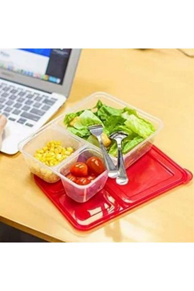 Skygo BUFFER® 3 Compartment Expiry Bowl Practical Easy Food Diet Storage Food Container