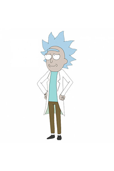 INOVATIX Σετ 8 τεμαχίων, Αυτοκόλλητο Rick and Morty Rick Sanchez με έκπληξη, ...