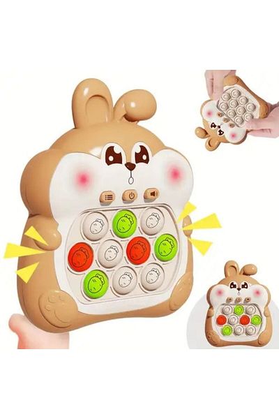 miraza Pop It Electronic Toy Miraza, 999 Different Levels, 7 New Game Modes, Bunny Model, Year