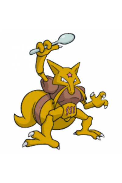 INOVATIX Σετ 8 τεμαχίων, Αυτοκόλλητο Pokemon Kadabra, INOVATIX®. 6 εκ.