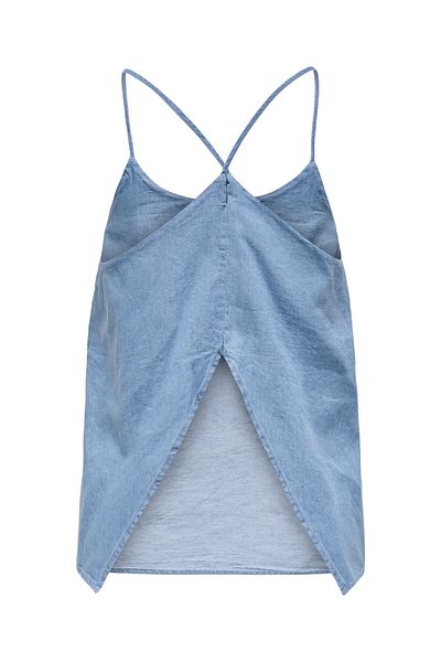ONLY Onlnova Azure Elba Singlet Ptm Women's Blue T-Shirt - 15343005