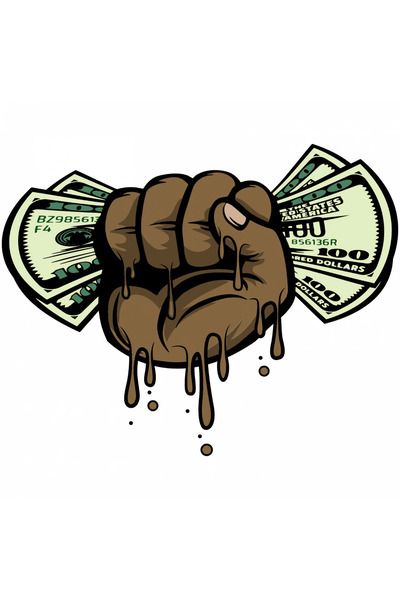 INOVATIX Σετ 8 τεμαχίων, Αυτοκόλλητη Γροθιά με 100 Δολάρια, INOVATIX®. 6 εκ.